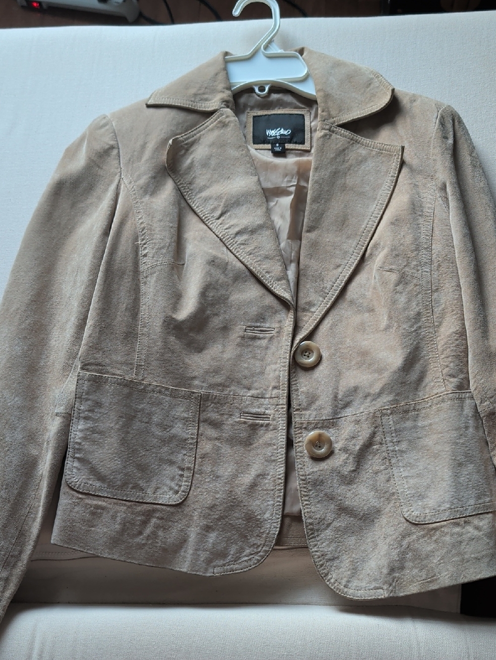 Mossimo Tan Leather Blazer Jacket